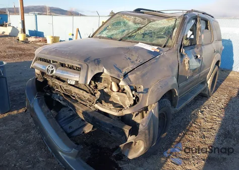 2006 Toyota Sequoia Limited V8 z USA, uszkodzony, nr VIN 5TDBT48A26S272656